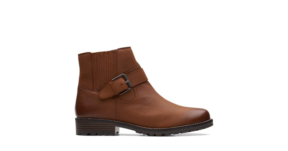 ClarkwellStrap Dark Tan Leather Clarks® Shoes Official Site Clarks
