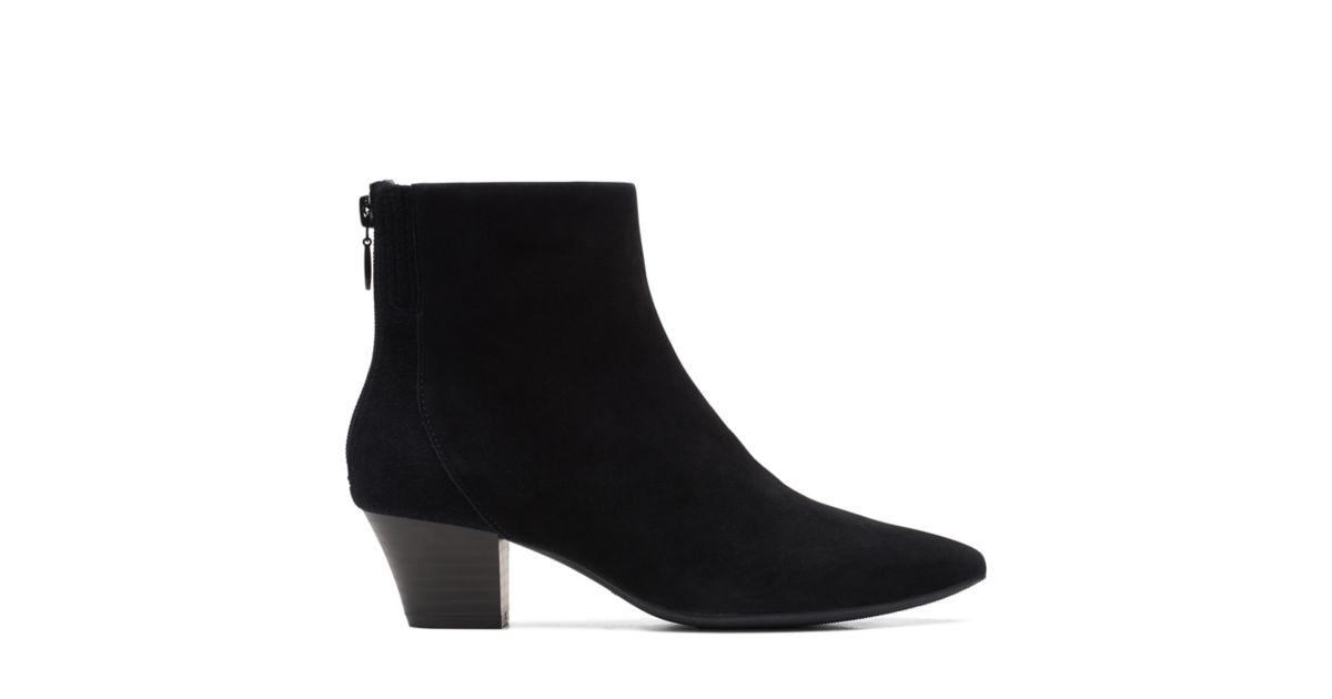 Teresa Boot Black Suede Clarks® Shoes Official Site Clarks