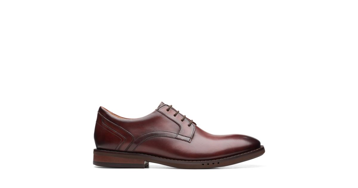 Un Hugh Lace Brown Leather- Clarks® Shoes Official Site | Clarks