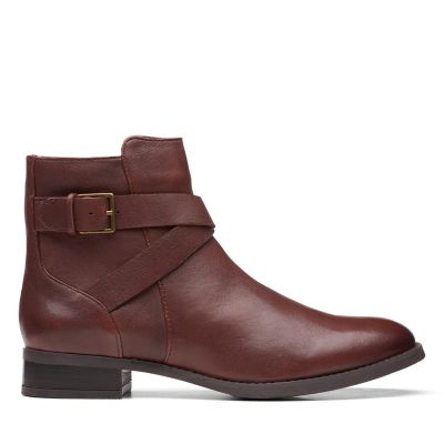 clarks buckle boots