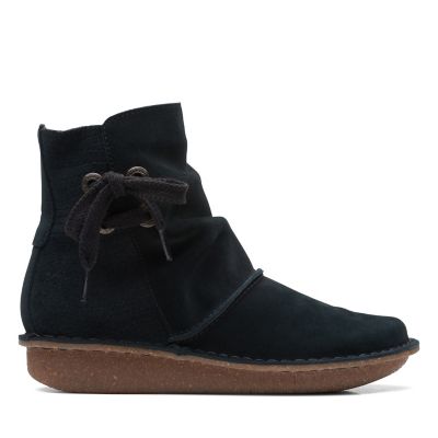 clarks lightweight suede comfort booties