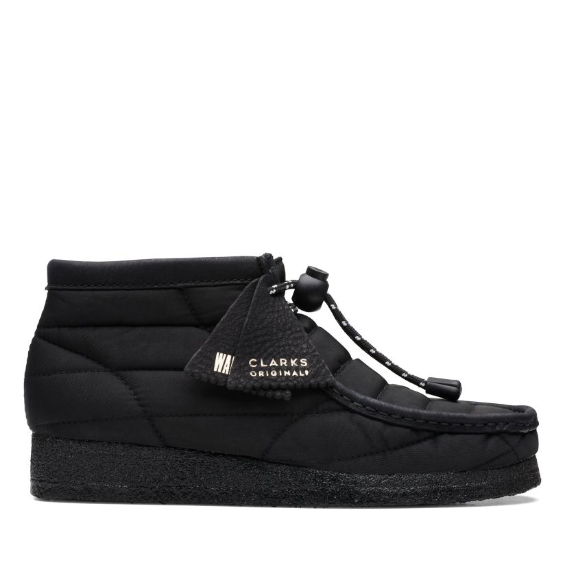 Wallabee Boot. Black Quilted Clarks® Shoes Official Site | Clarks