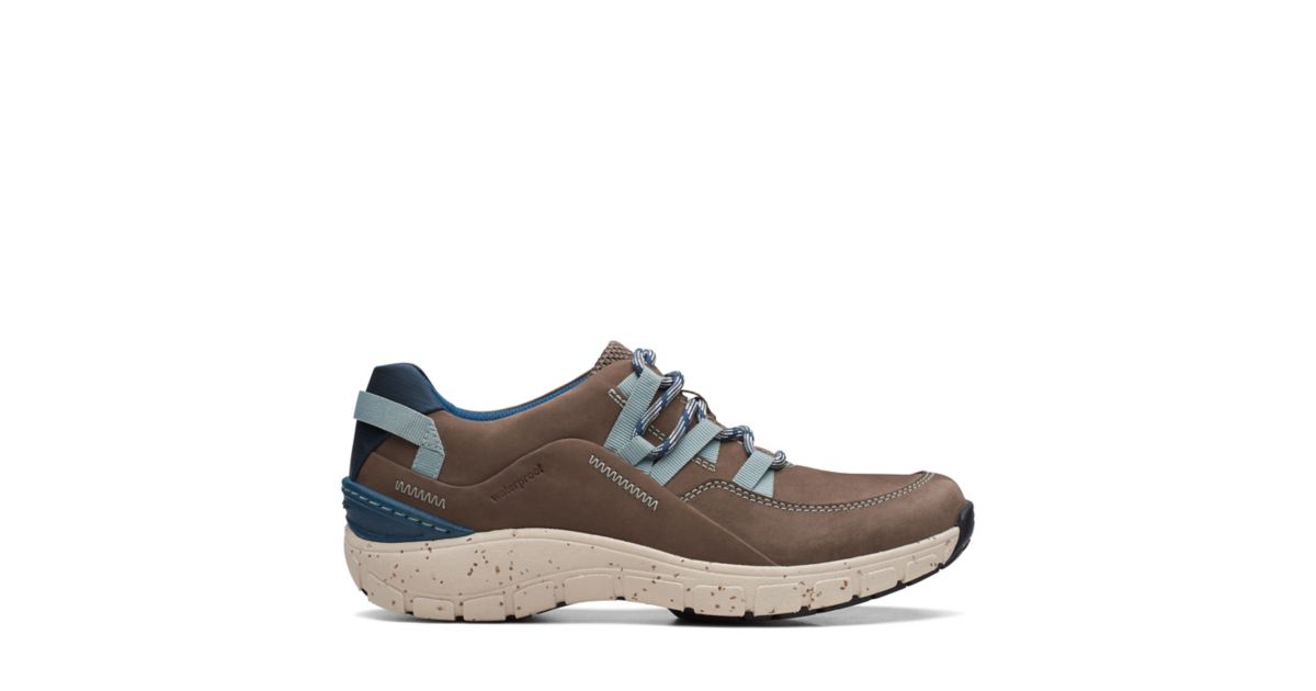 Skechers Mujer Azul Marino Zapatillas Sin Cordones Clarks Wave