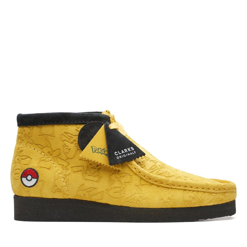 Wallabee Boot Yellow Embossed