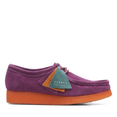 Wallabee. Purple Suede Combination- Clarks® Shoes Official Site | Clarks