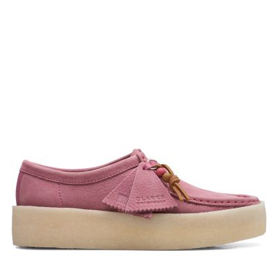 Wallabee Cup Pink Nubuck- Clarks® Shoes Official Site | Clarks