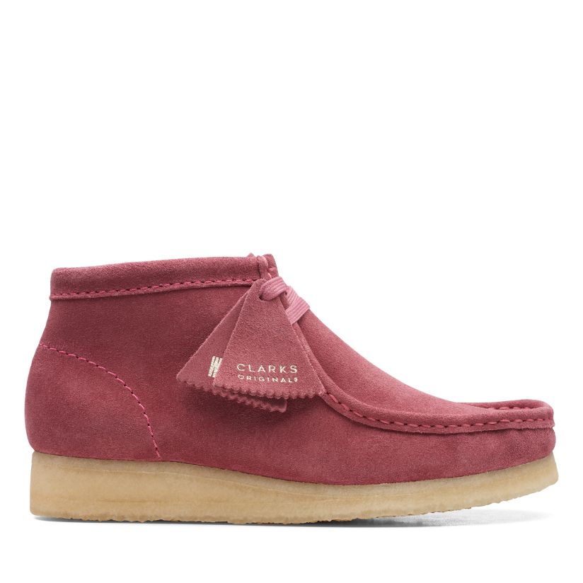 Wallabee Boot Rose Pink Suede