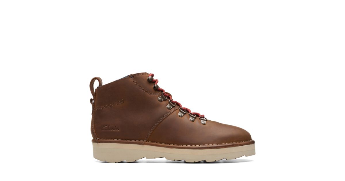 Craftdale Hike Brown Leather | Clarks