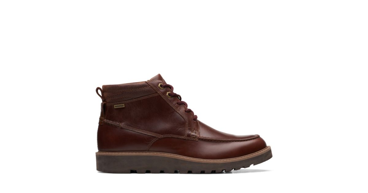 Hinsdale Mid Brown Leather Clarks® Shoes Official Site | Clarks