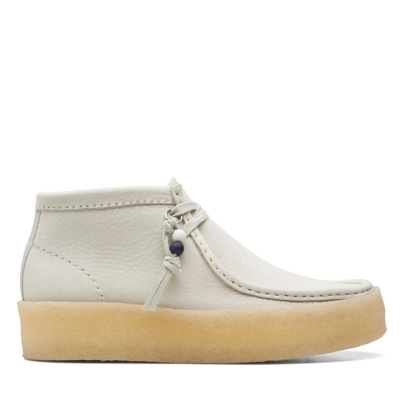 Wallabee Cup Boot White Nubuck