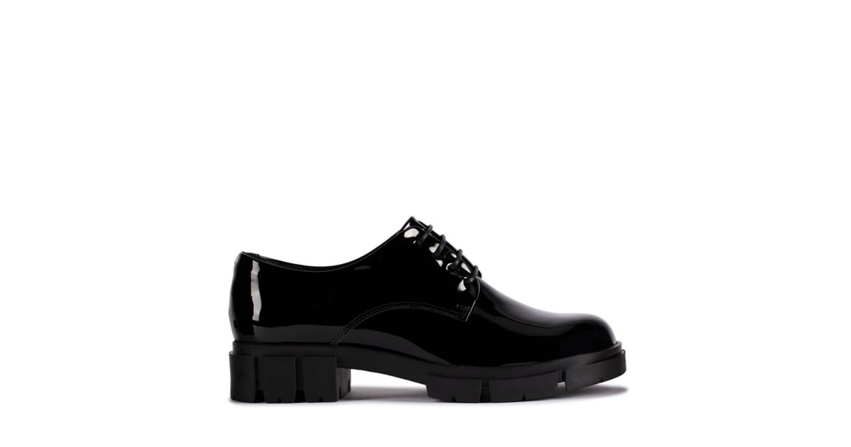 Women's Teala Lace Black Patent Shoes | Clarks
