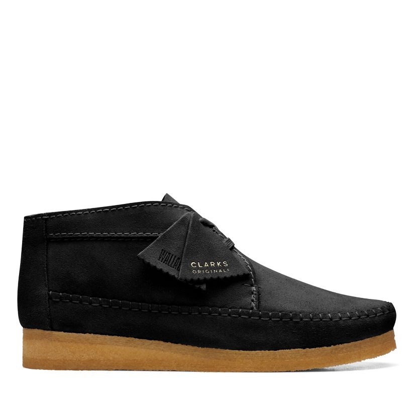Weaver Boot Black Suede- Shoes Official Site | Clarks