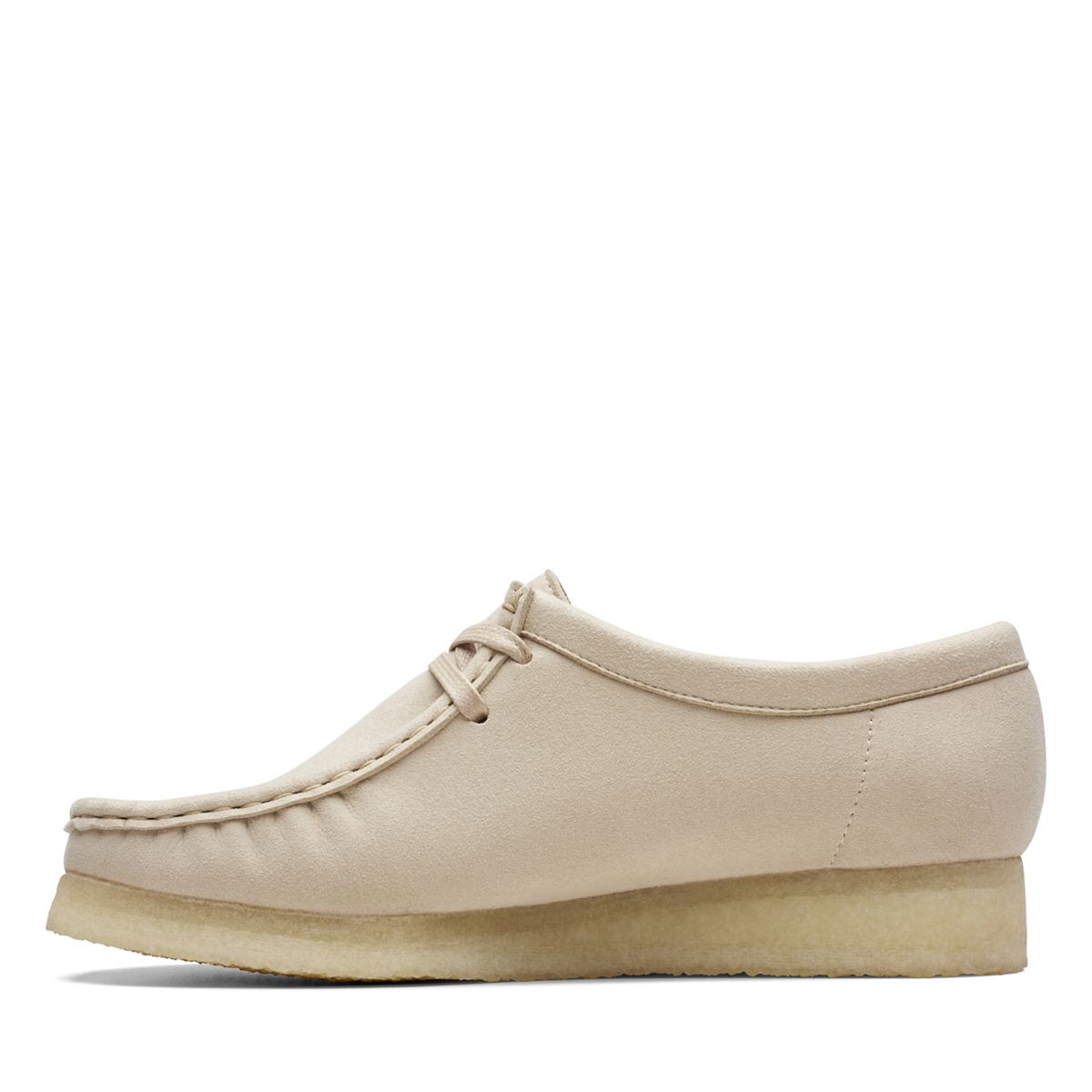 Wallabee Off White Synthetic - Clarks Canada Official Site