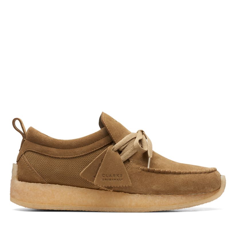 8th St Dark Khaki Suede Clarks® Shoes Official |