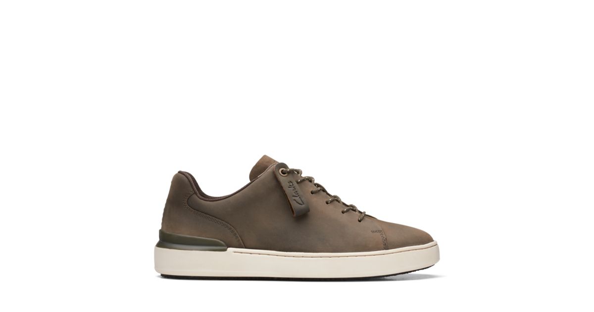 CourtLite Lace Olive Leather- Clarks® Shoes Official Site | Clarks