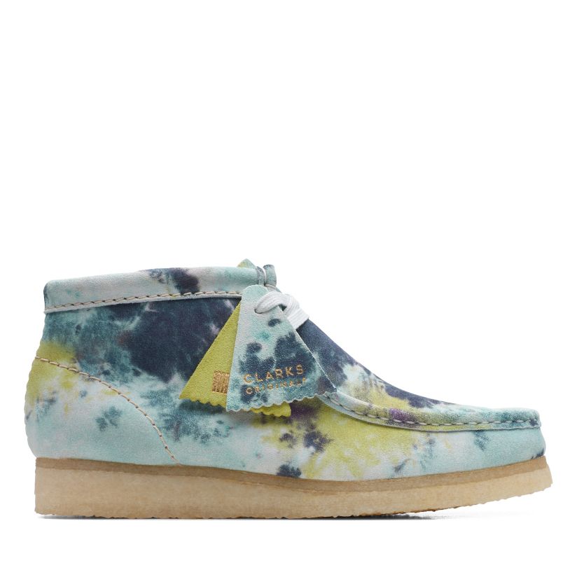 Vej tilfredshed partikel Wallabee Boot. Turquoise TieDye Clarks® Shoes Official Site | Clarks