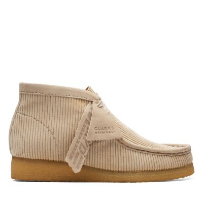 Wallabee Boot. Sand Corduroy Clarks® Shoes Official Site | Clarks