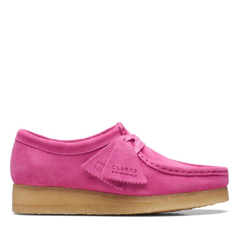 Wallabee Pink Suede