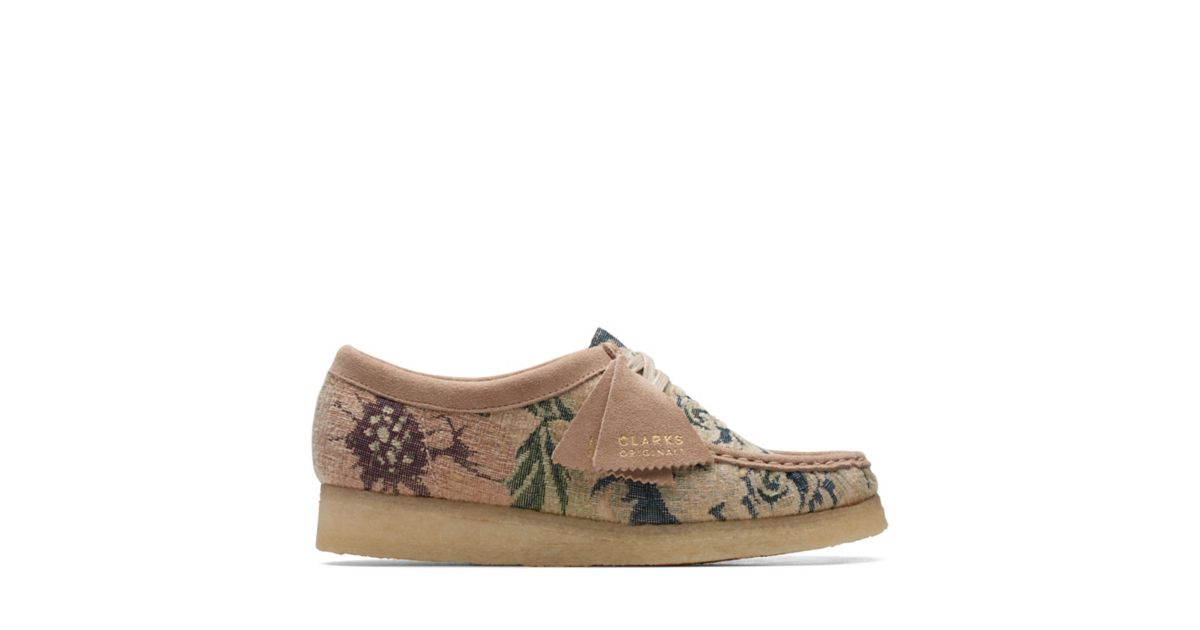 Wallabee. Grey Floral Clarks® Shoes Official Site Clarks