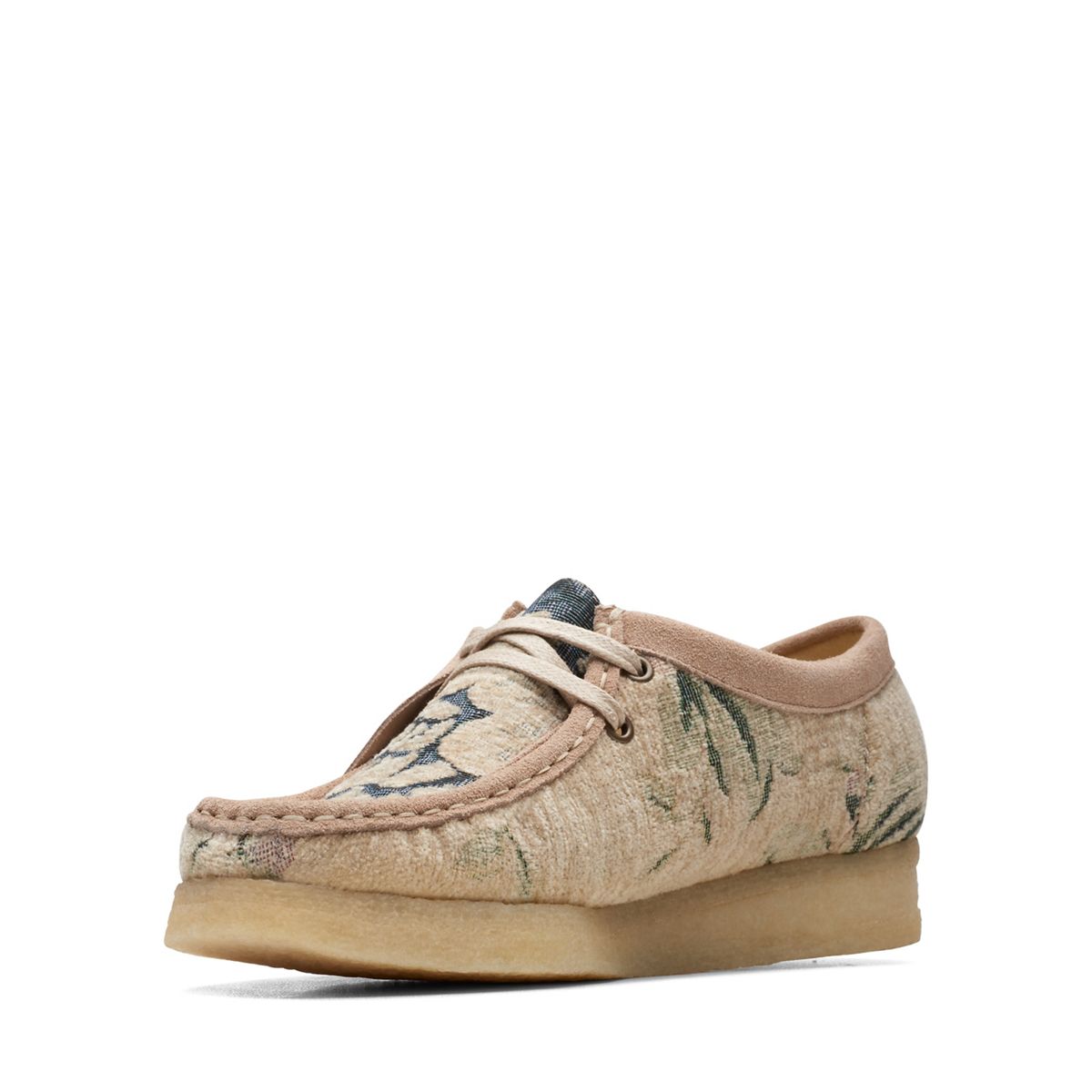 Wallabee Grey Floral - Clarks Canada Official Site | Clarks Shoes