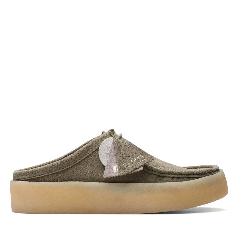 Wallabee Cup Lo Olive Eco Leather ​Clarks® Shoes Official Site |