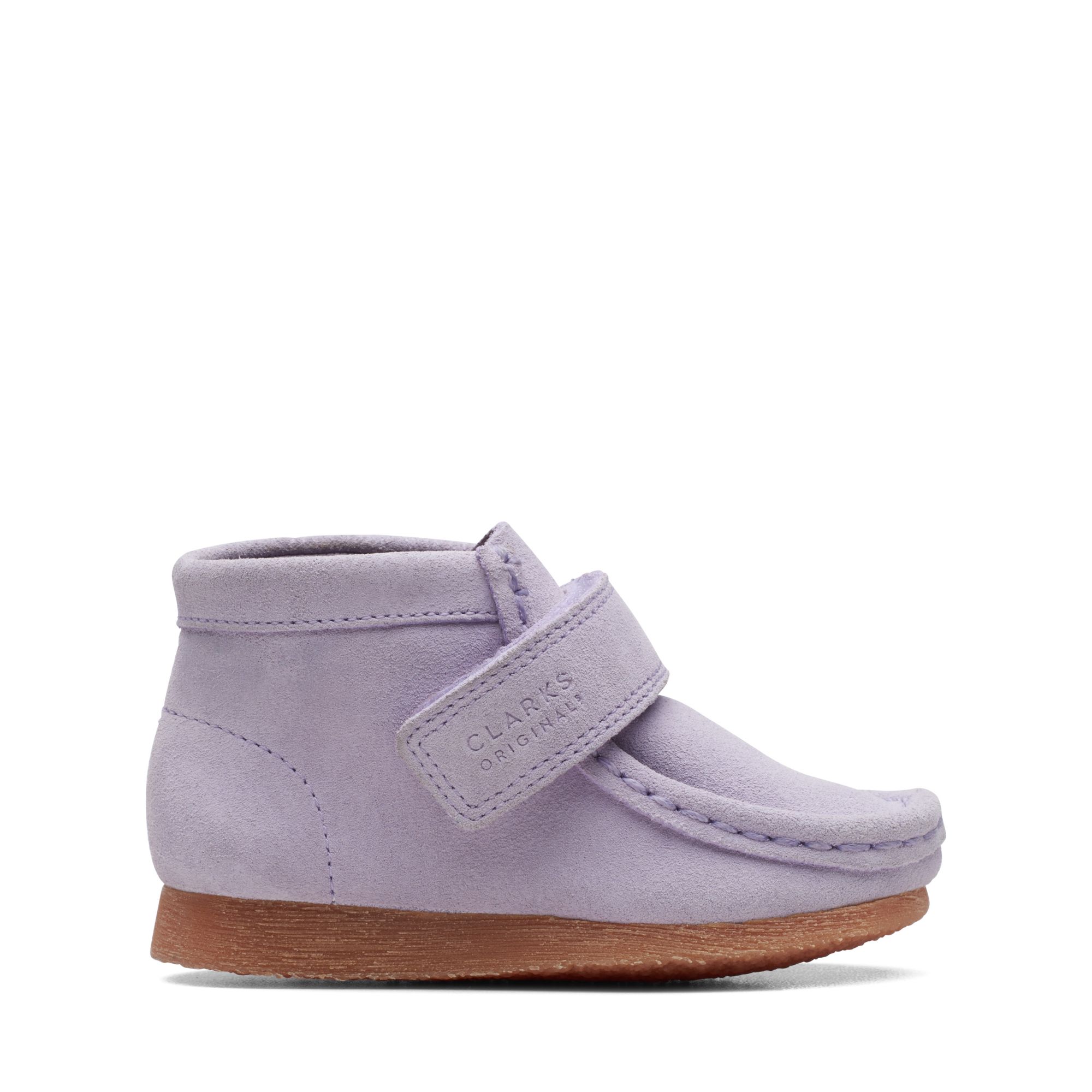 Clarks Wallabeeboott. In Purple