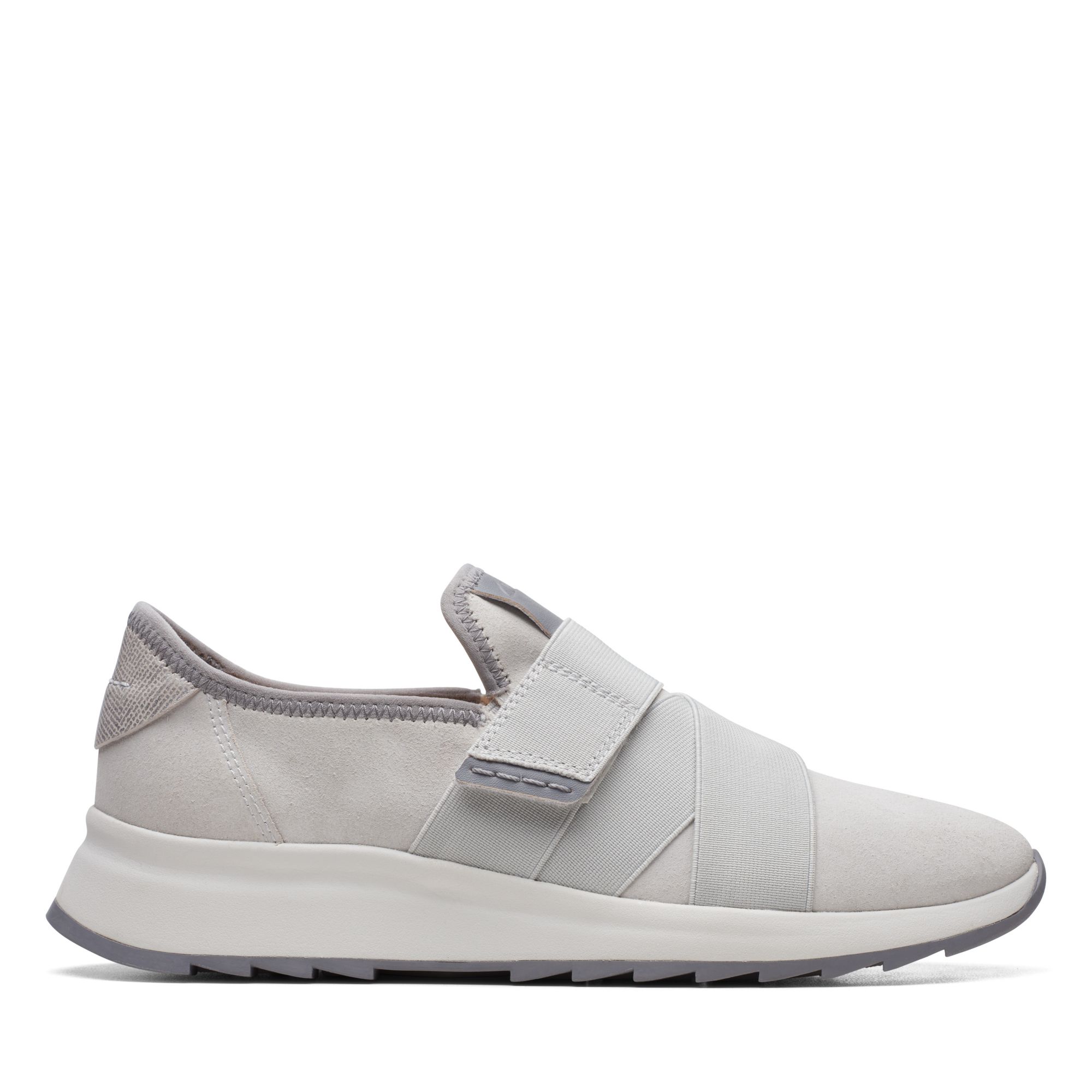 Clarks Dash Lite Strap Slip-on Sneaker In Grey | ModeSens