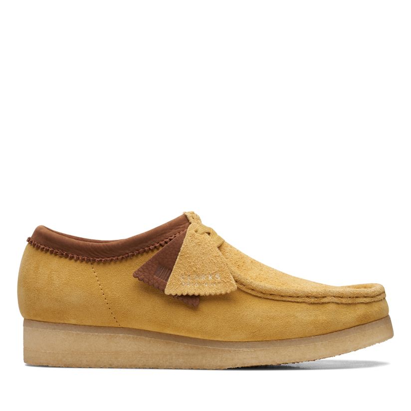 Wallabee Yellow Combi Clarks® Shoes |