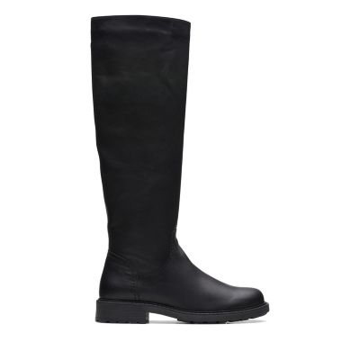 black suede wide fit boots