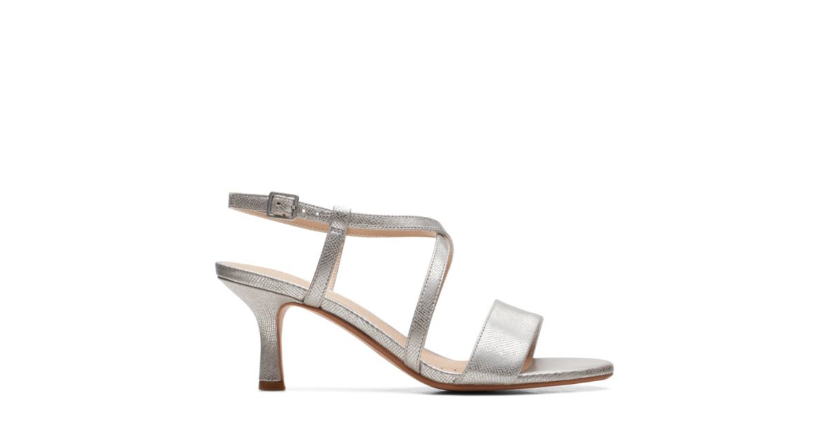 Amali Buckle Silver Metallic Clarks® Shoes Official Site | Clarks
