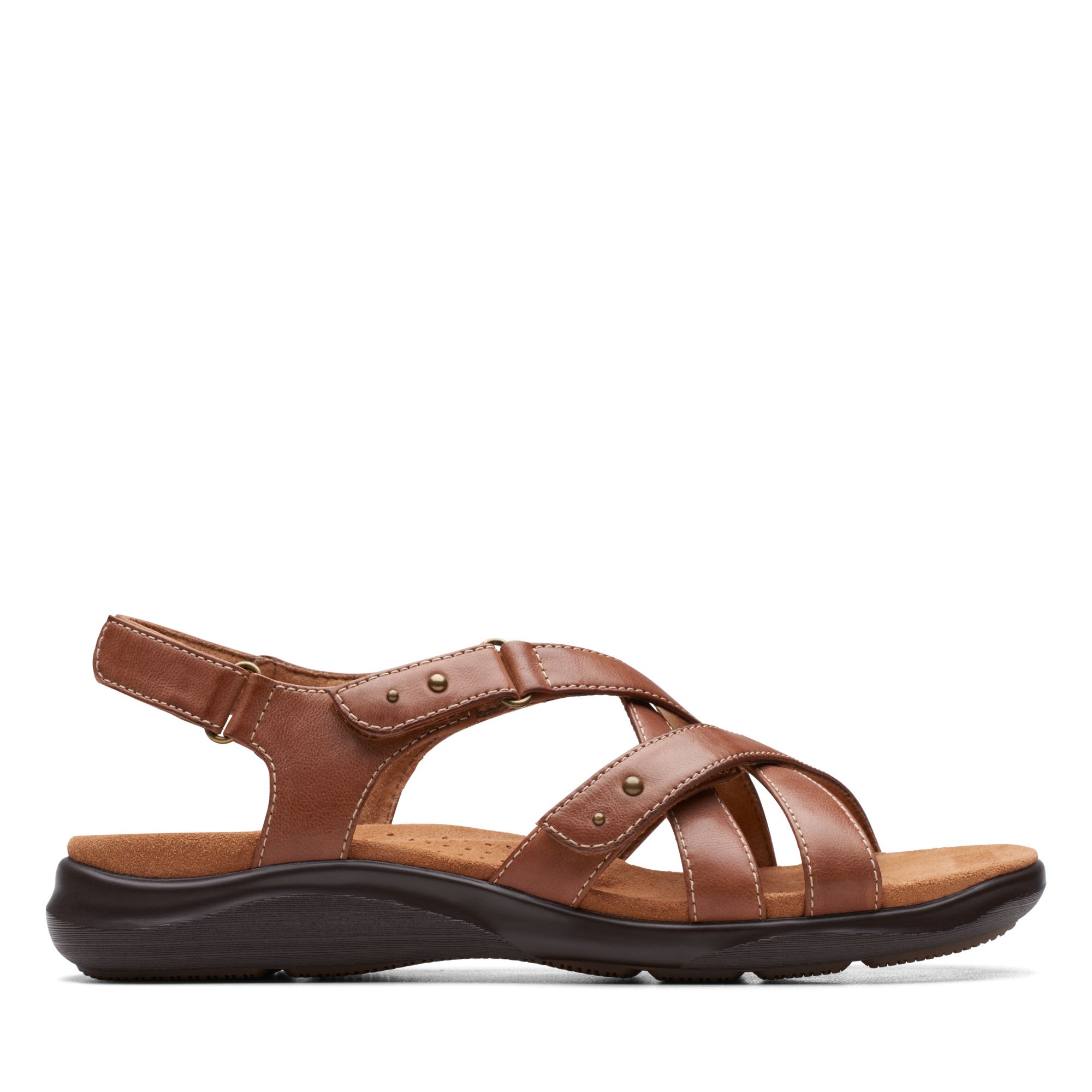 Clarks Kitly Go Sandal In Brown