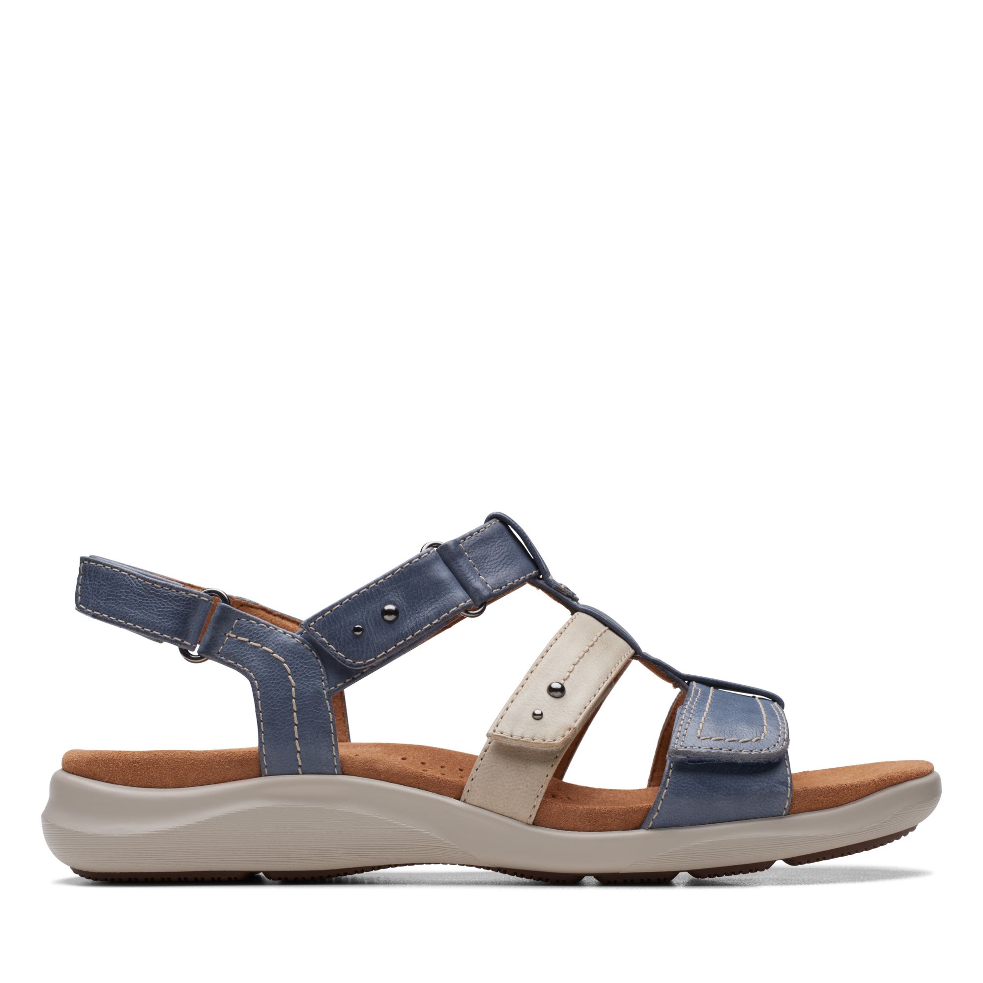 Clarks Kitly Step Sandal In Blue