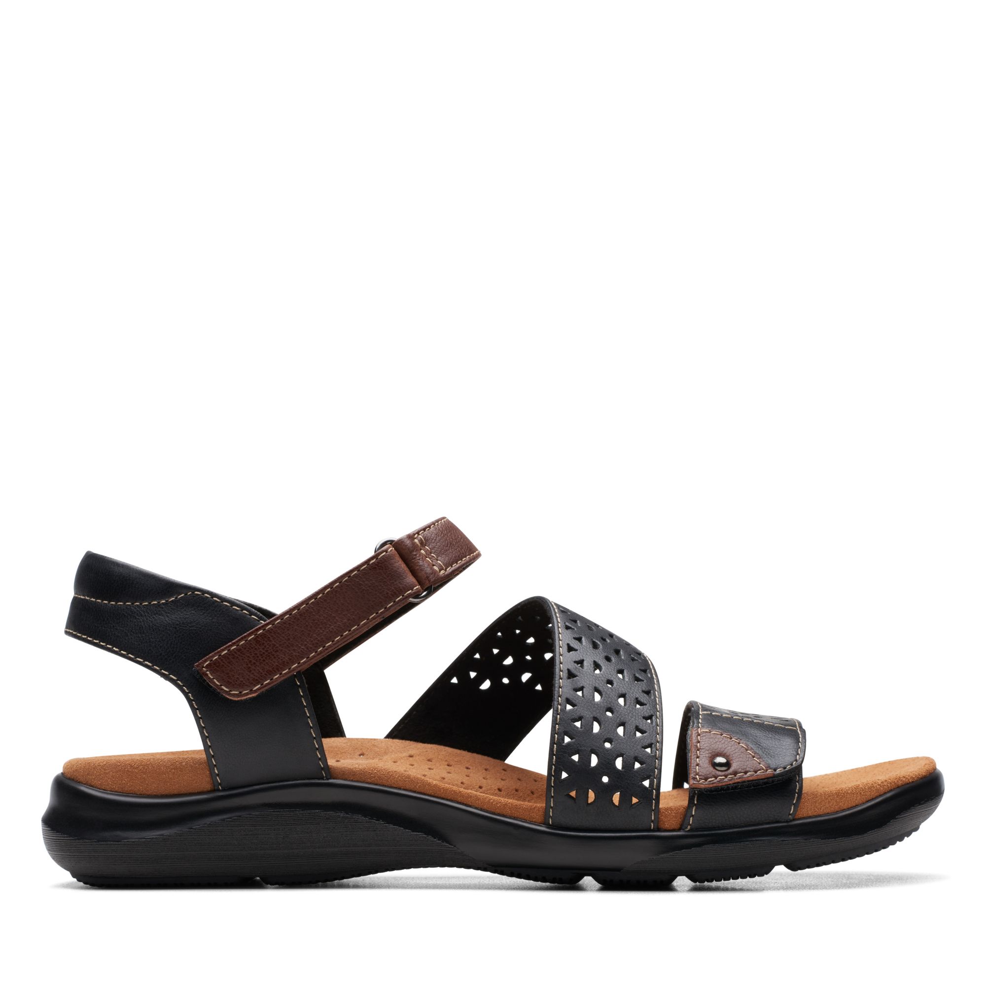 Clarks Kitly Way Sandal In Black