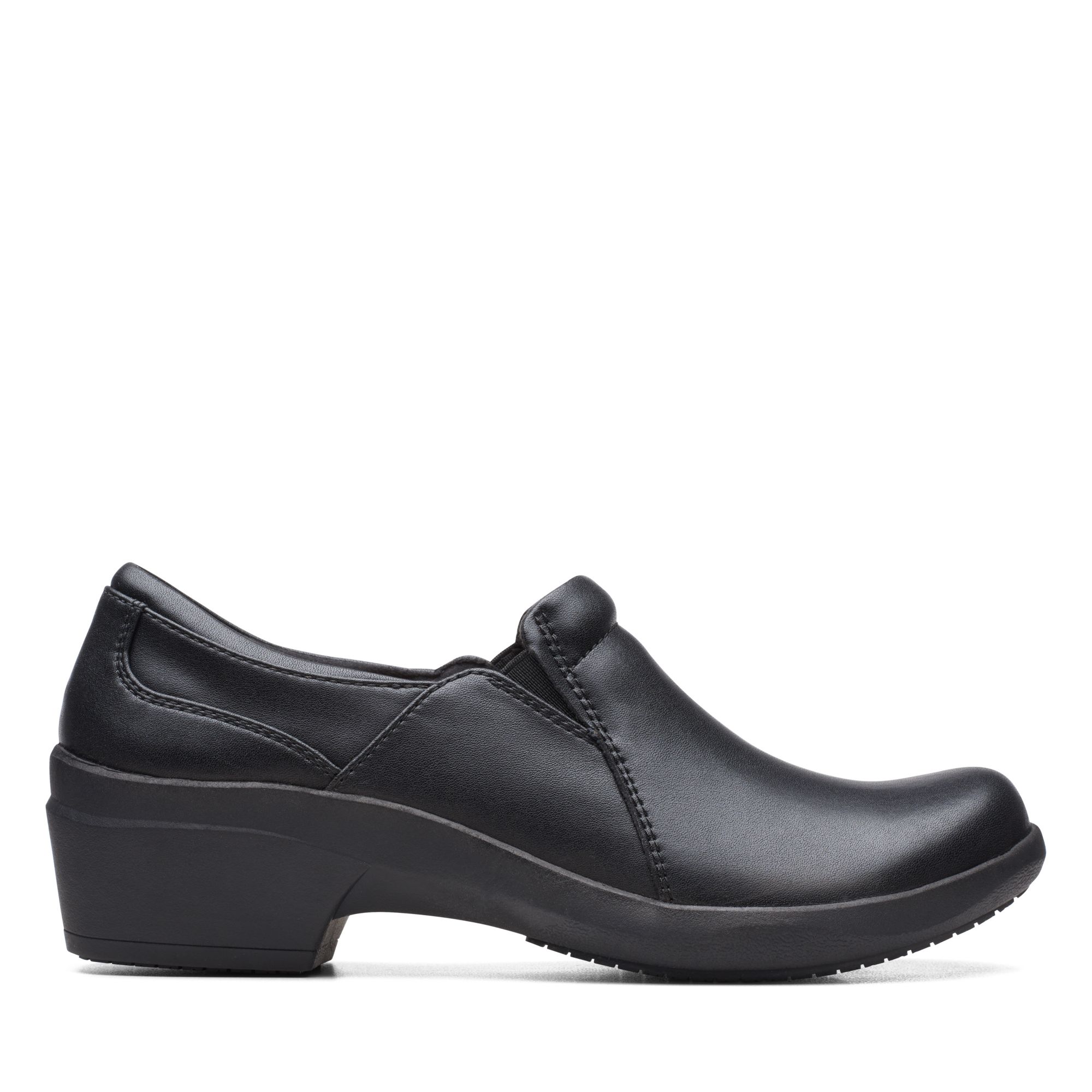 Clarks slip best sale resistant shoes womens