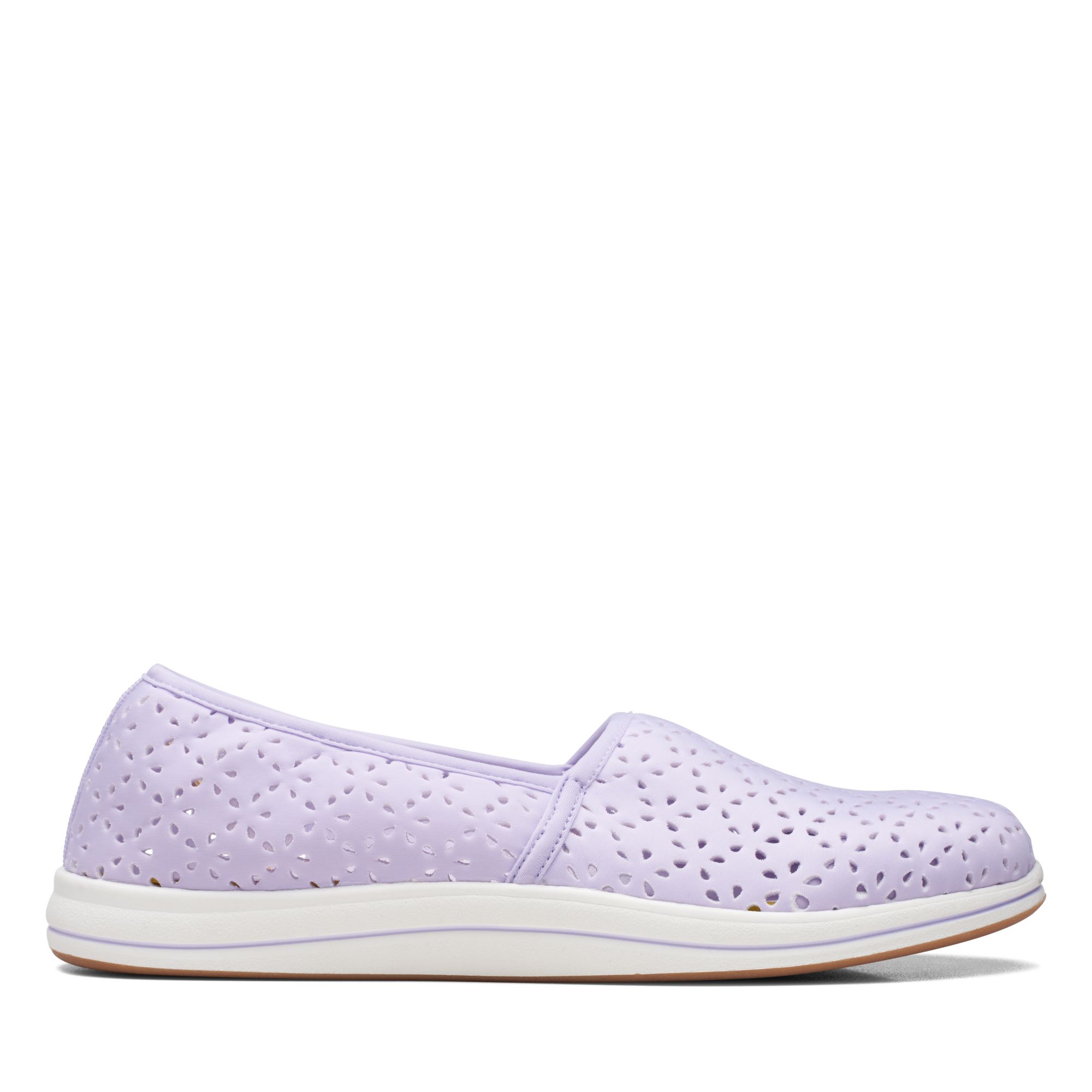 Shop Clarks Breeze Emily In Purple