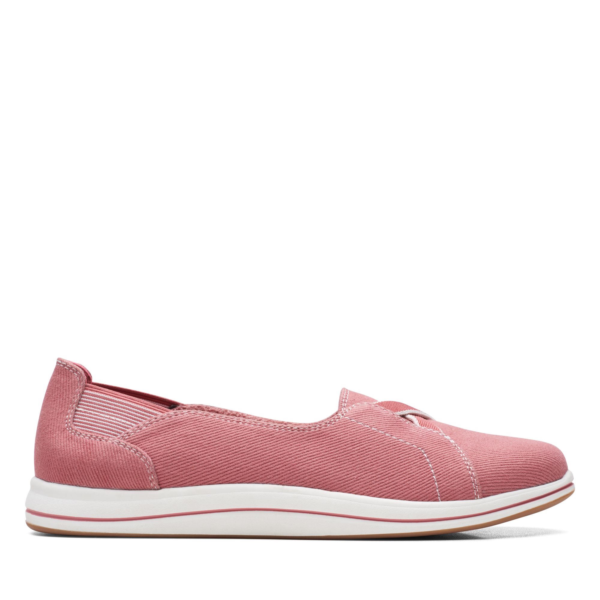 Clarks Breeze Skip Slip-on Sneaker In Red