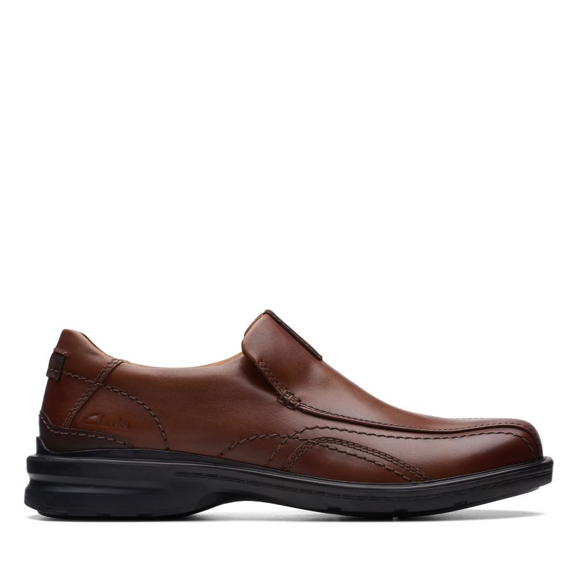 Gessler Step Dark Tan Leather ​Clarks® Shoes Official Site | Clarks
