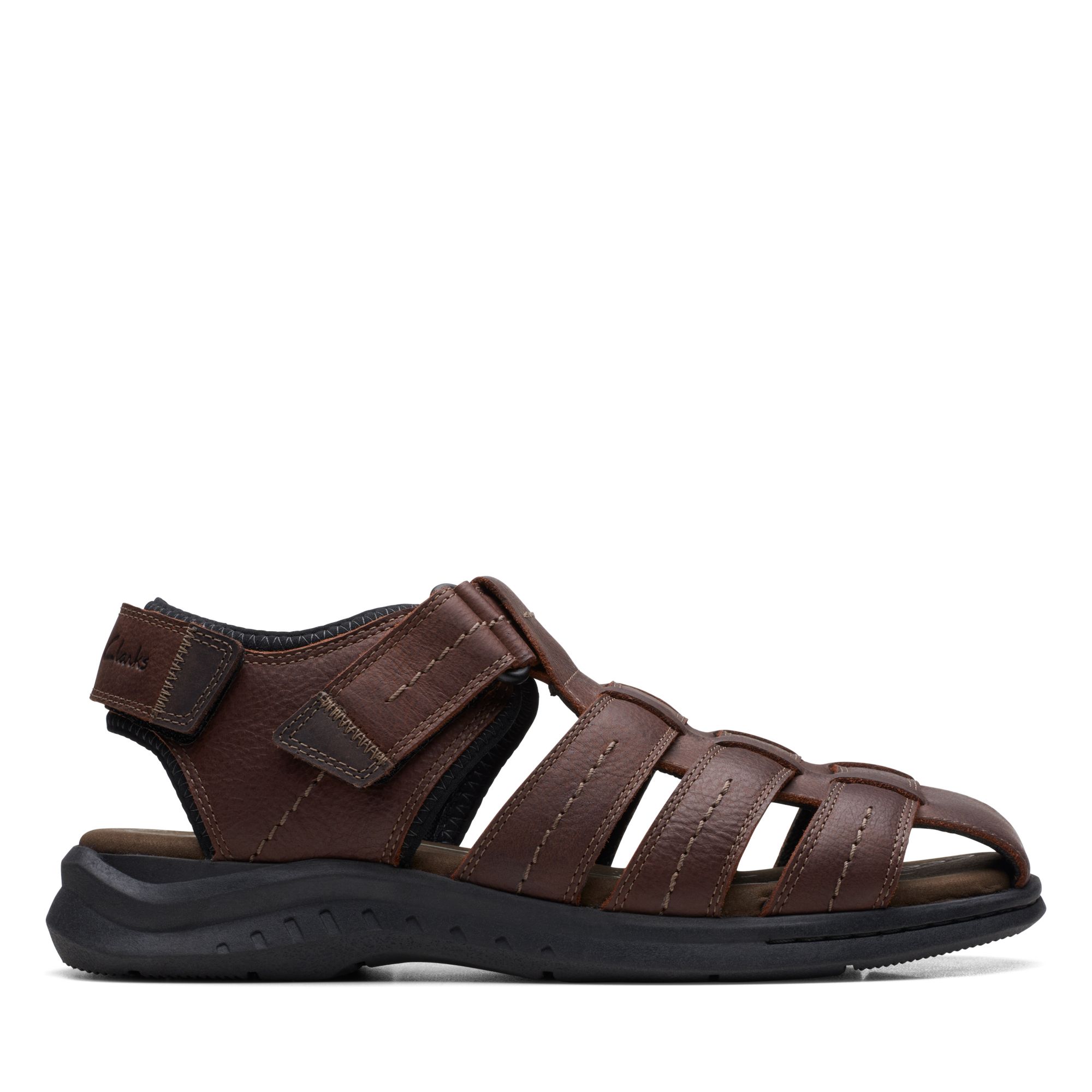 Clarks Walkford Fish In Brown