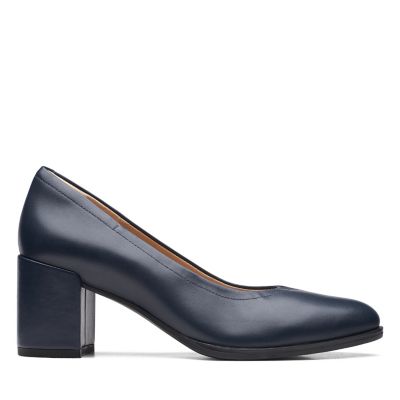 Escarpins Clarks Freva55 Pour Femme - Cuir Souple - Confortables Et Légers - Style Classique