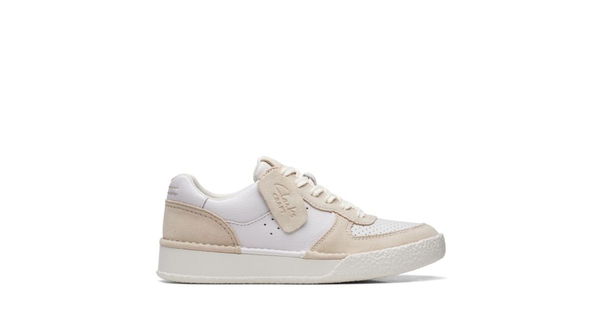 Craft Cup Court Off White Combi | Clarks