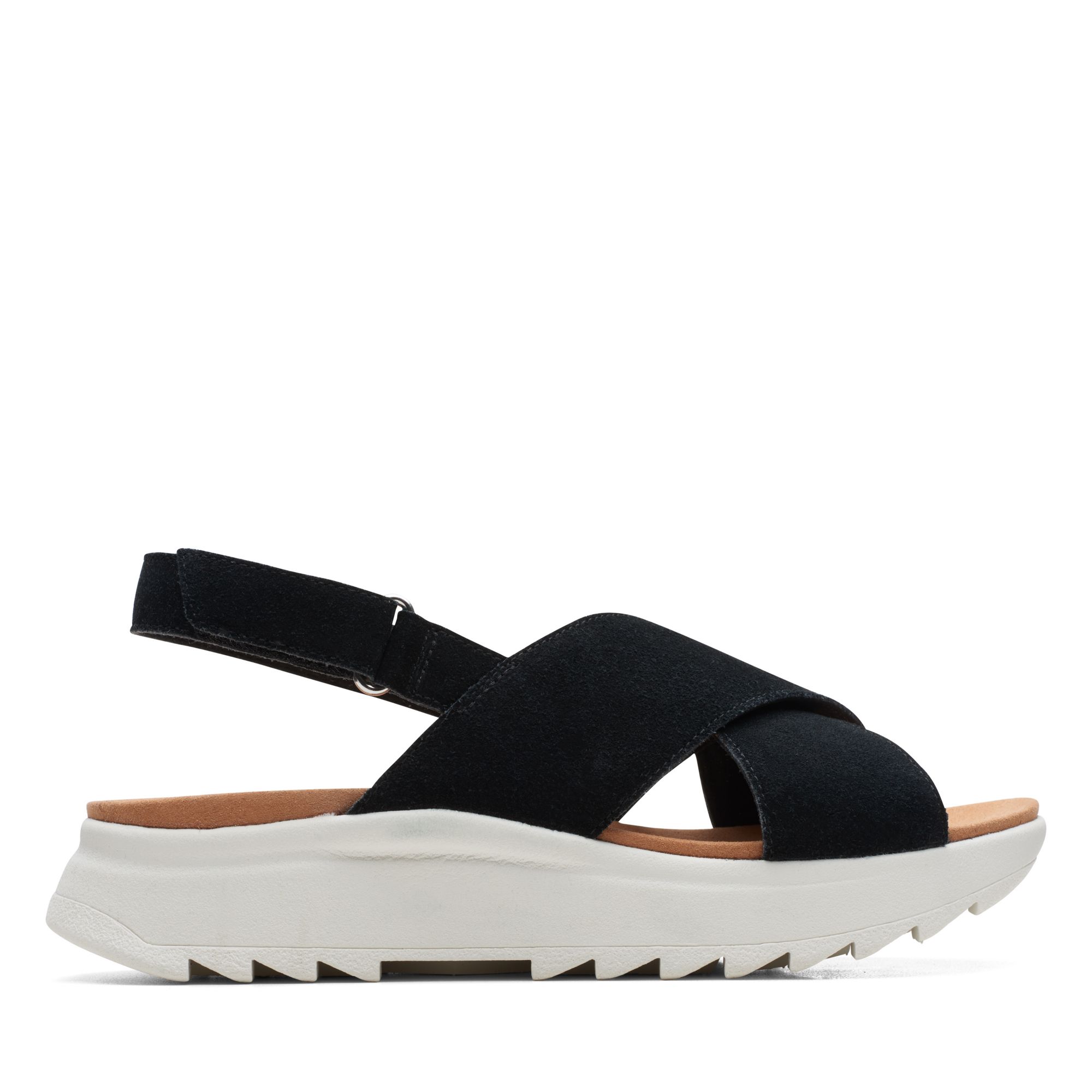 Clarks Dashlite Wish Platform Sandal In Black