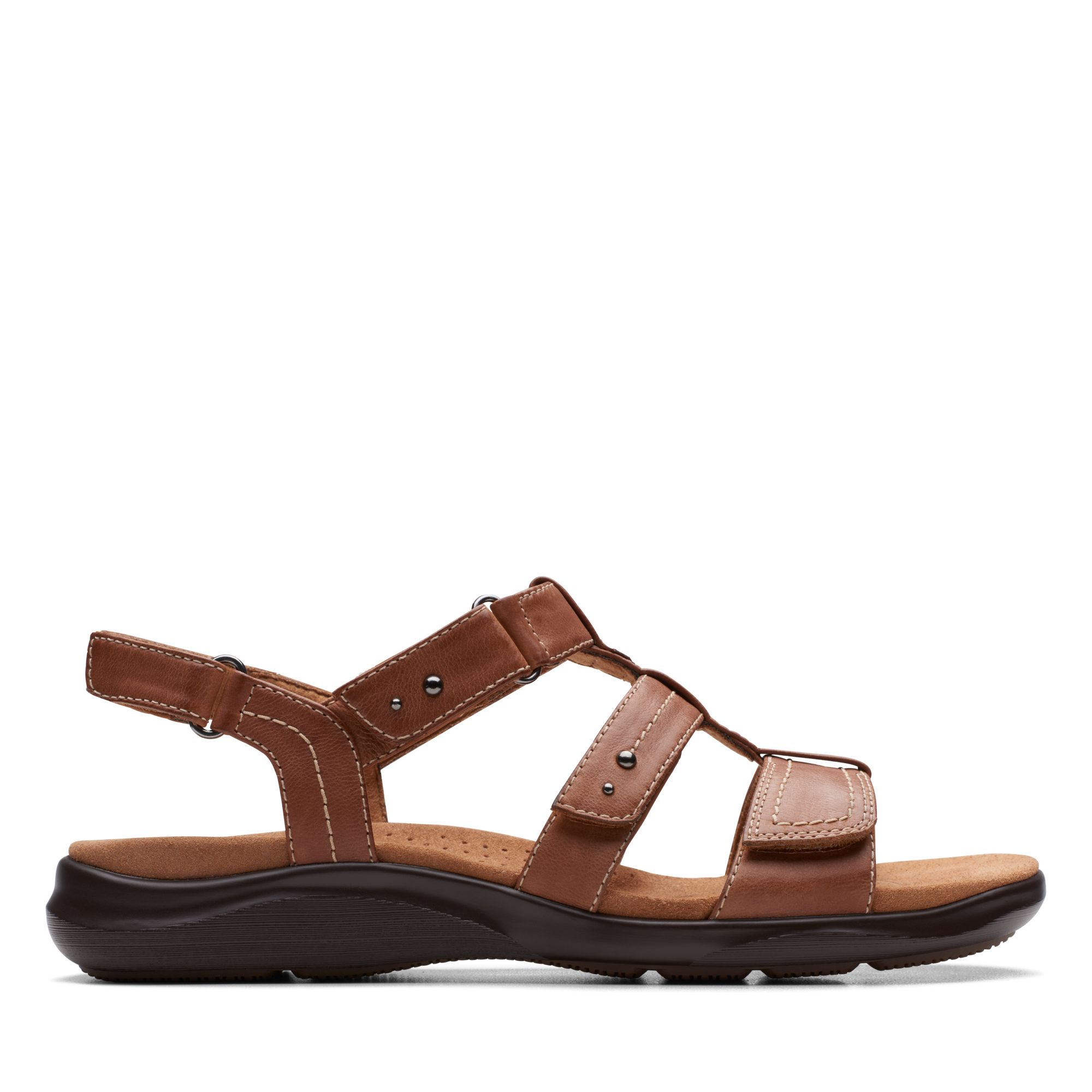 Clarks Kitly Step Sandal In Brown