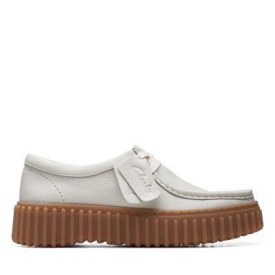 Torhill Bee White Leather Clarks® Shoes Official Site | Clarks