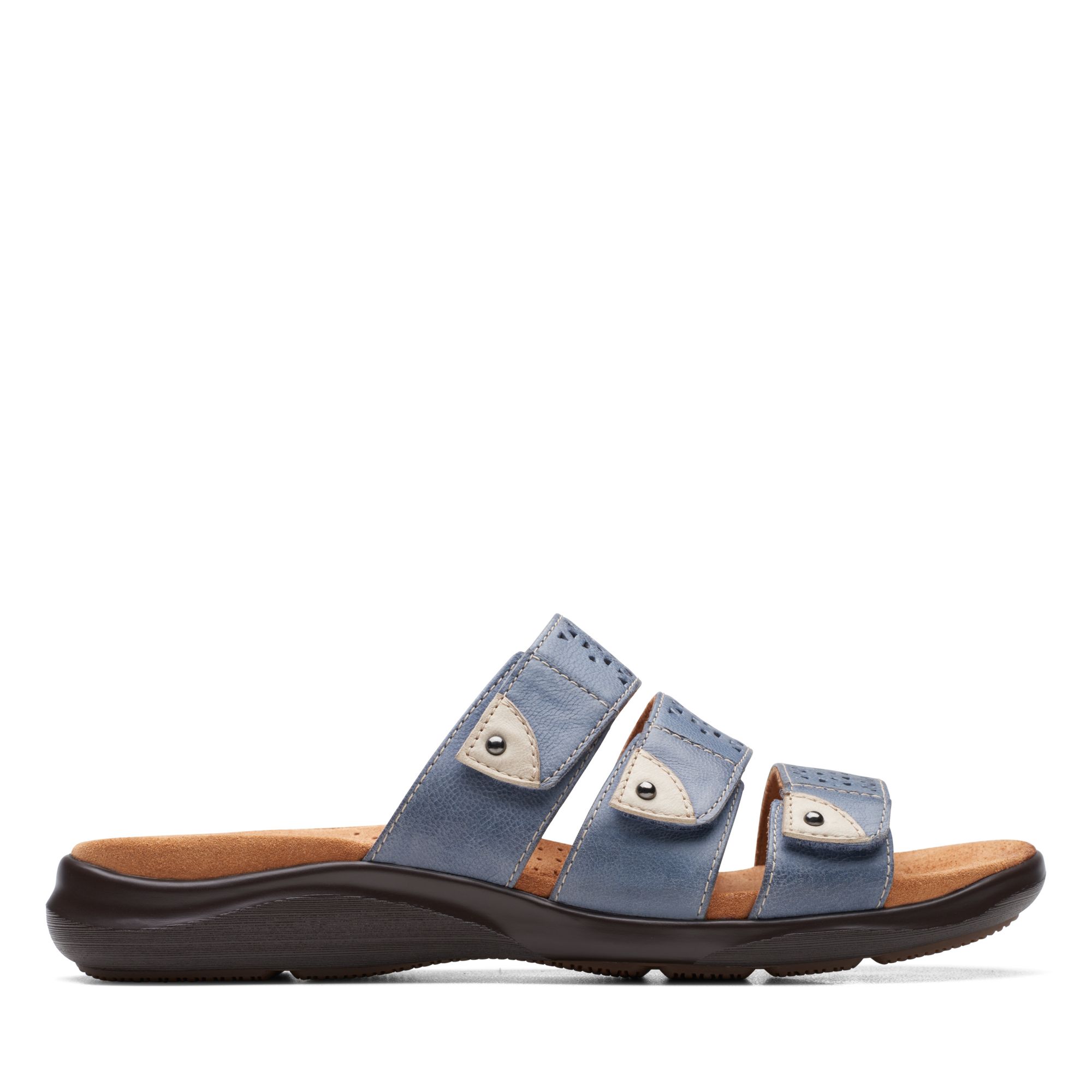 Clarks Kitly Walk Sandal In Blue