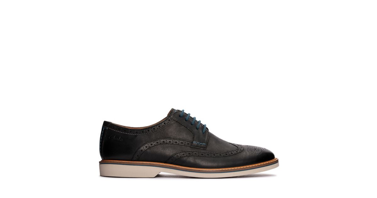 Atticus LT Limit Black Leather | Clarks