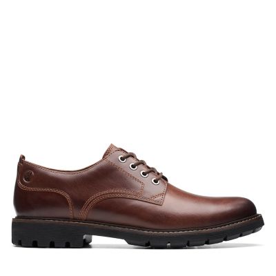 Batcombe Tie Dark Tan Leather | Clarks