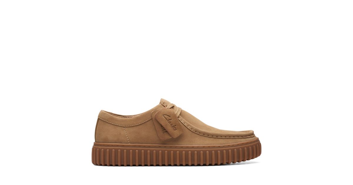 Torhill Lo Dark Sand Suede Clarks® Shoes Official Site Clarks