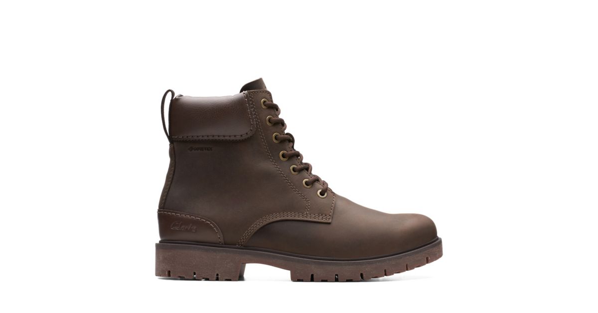 Rossdale Hi Gore-Tex Dark Brown Clarks® Shoes Official Site | Clarks