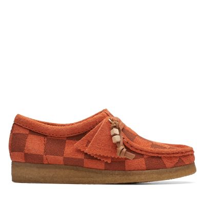Wallabee. Orange Check Clarks® Shoes Official Site | Clarks