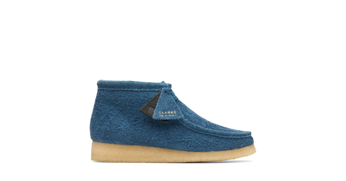 Wallabee Boot Deep Blue Clarks® Shoes Official Site | Clarks